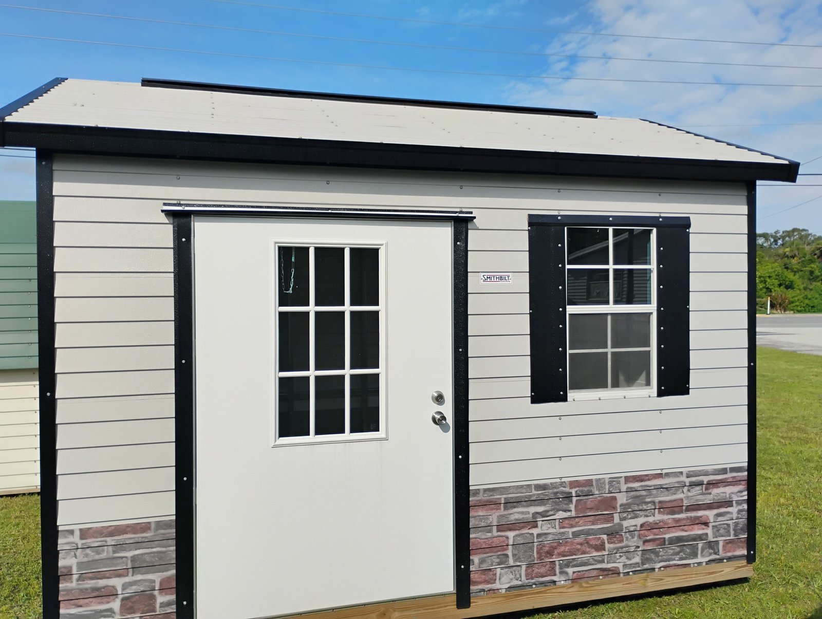 Metal shed installation