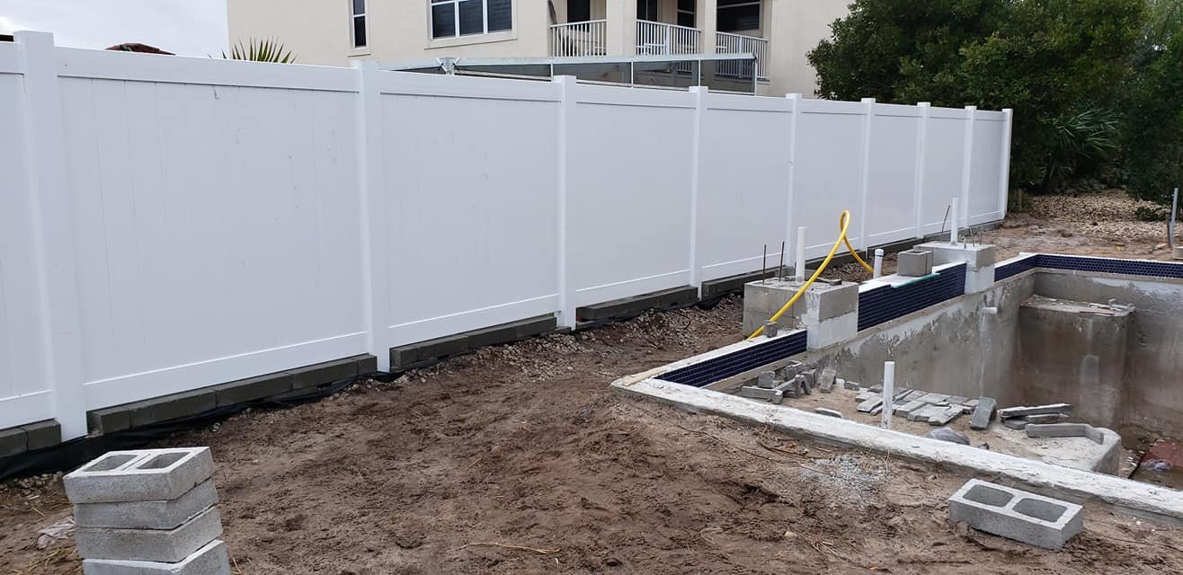 Vinyl Fence Installation
